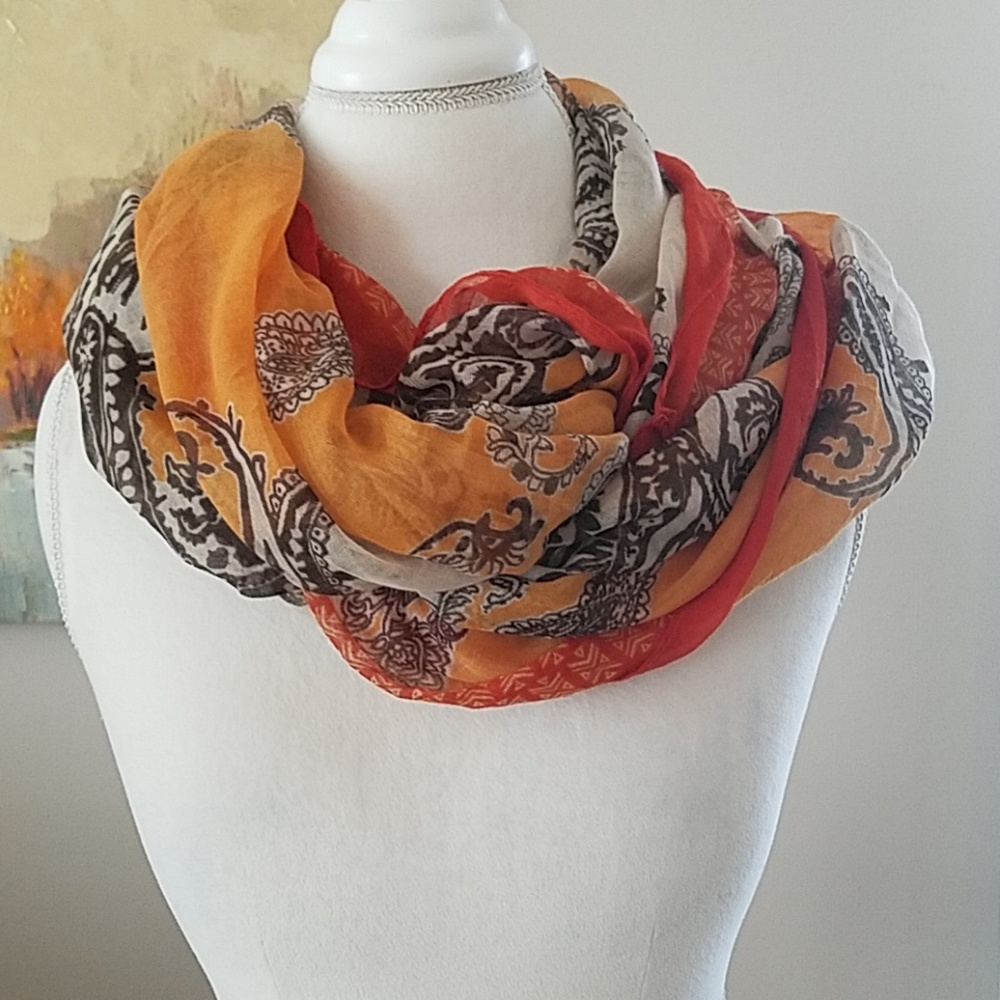 Paisley Infinity scarf